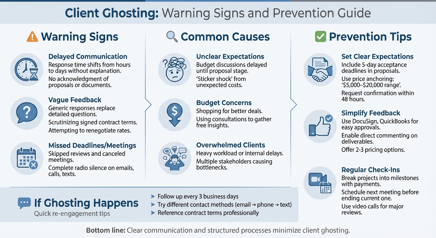 Warning Signs and Prevention Strategies for Client Ghosting