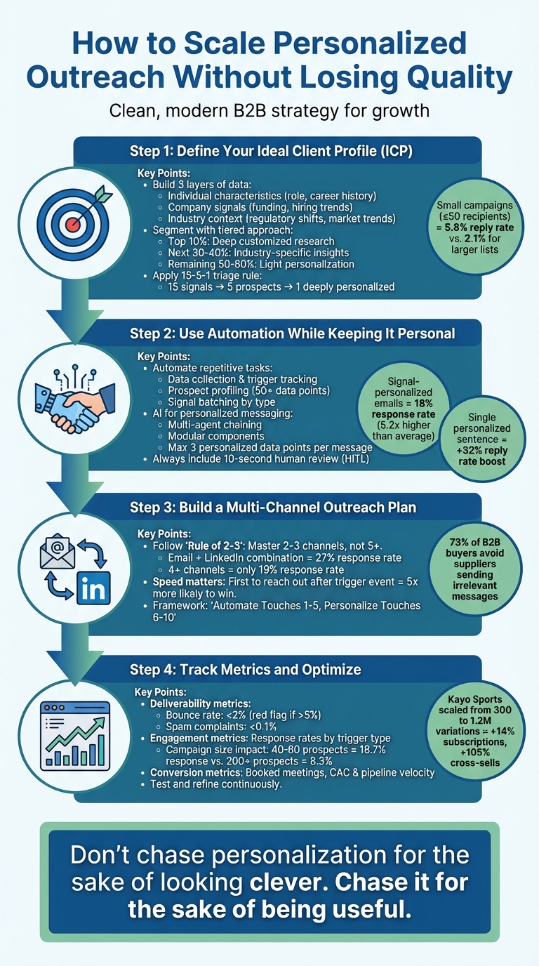 4-Step Framework for Scaling Personalized Outreach Without Losing Quality