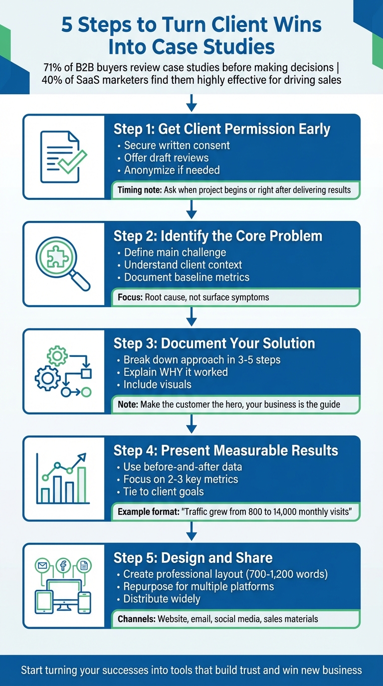 5-Step Process to Create Effective Client Case Studies