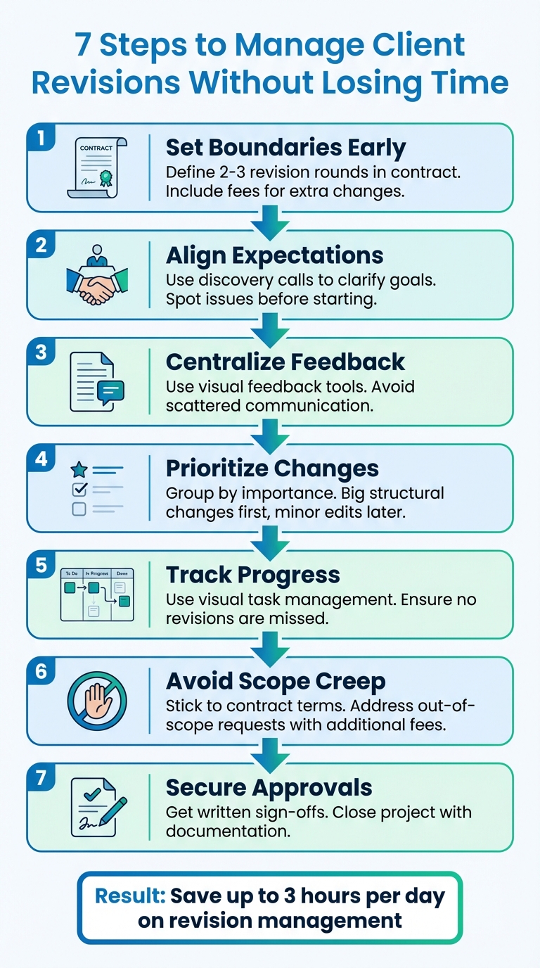 7-Step Process for Managing Client Revisions Efficiently