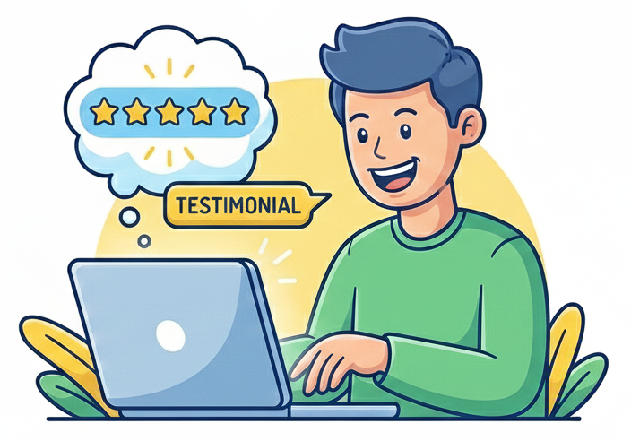 Testimonials from satisfied users